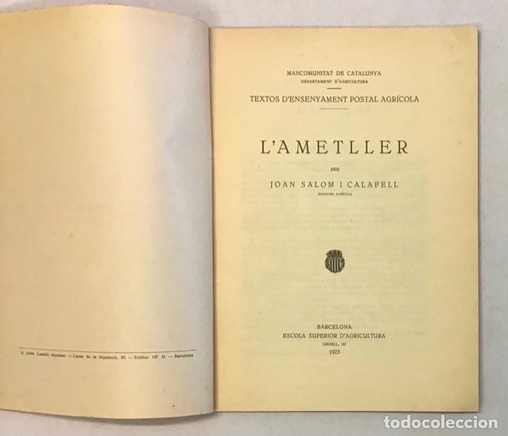 Libros antiguos: LAMETLLER. - SALOM I CALAFELL, Joan. - Foto 2
