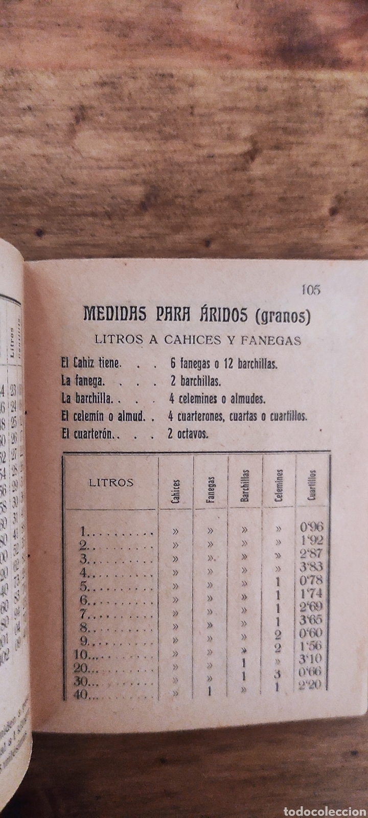 Libros antiguos: Tablas De Reducci&oacute;n - Foto 4