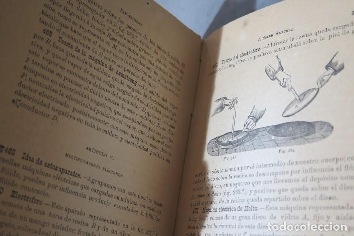 Libros antiguos: 1886.- Curso elemental de F&iacute;sica. SOLER Y S&Aacute;NCHEZ - Foto 3