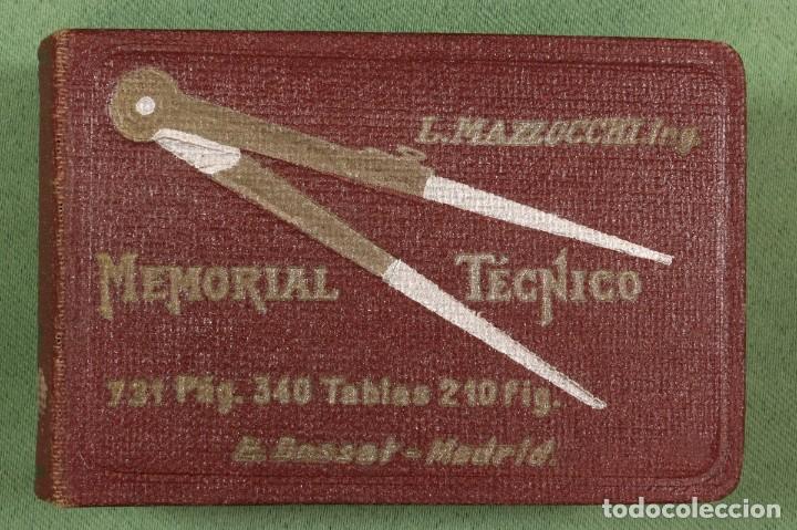 Libros antiguos: Libro miniatura memorial t&eacute;cnico. Miniature technical memorial book. - Foto 4