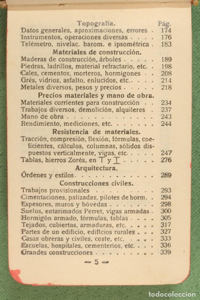 Libros antiguos: Libro miniatura memorial t&eacute;cnico. Miniature technical memorial book. - Foto 9
