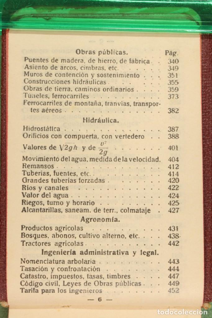 Libros antiguos: Libro miniatura memorial t&eacute;cnico. Miniature technical memorial book. - Foto 10
