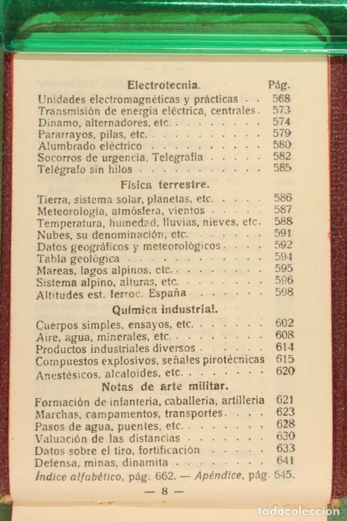 Libros antiguos: Libro miniatura memorial t&eacute;cnico. Miniature technical memorial book. - Foto 12