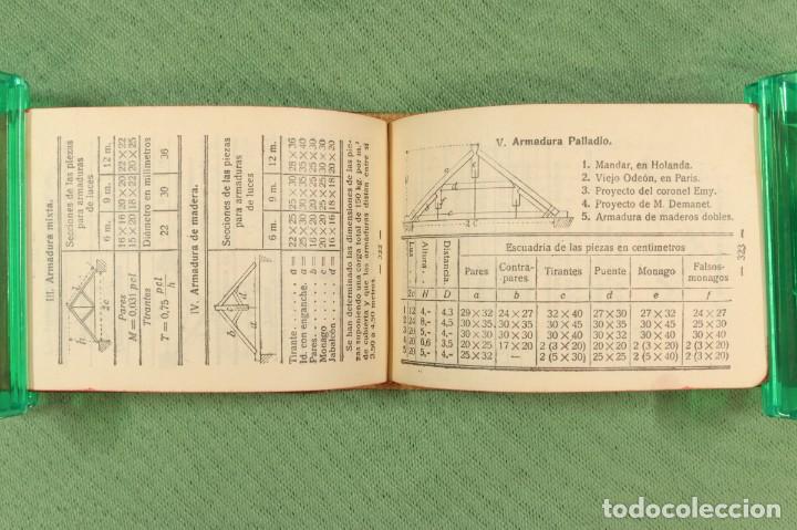 Libros antiguos: Libro miniatura memorial t&eacute;cnico. Miniature technical memorial book. - Foto 13