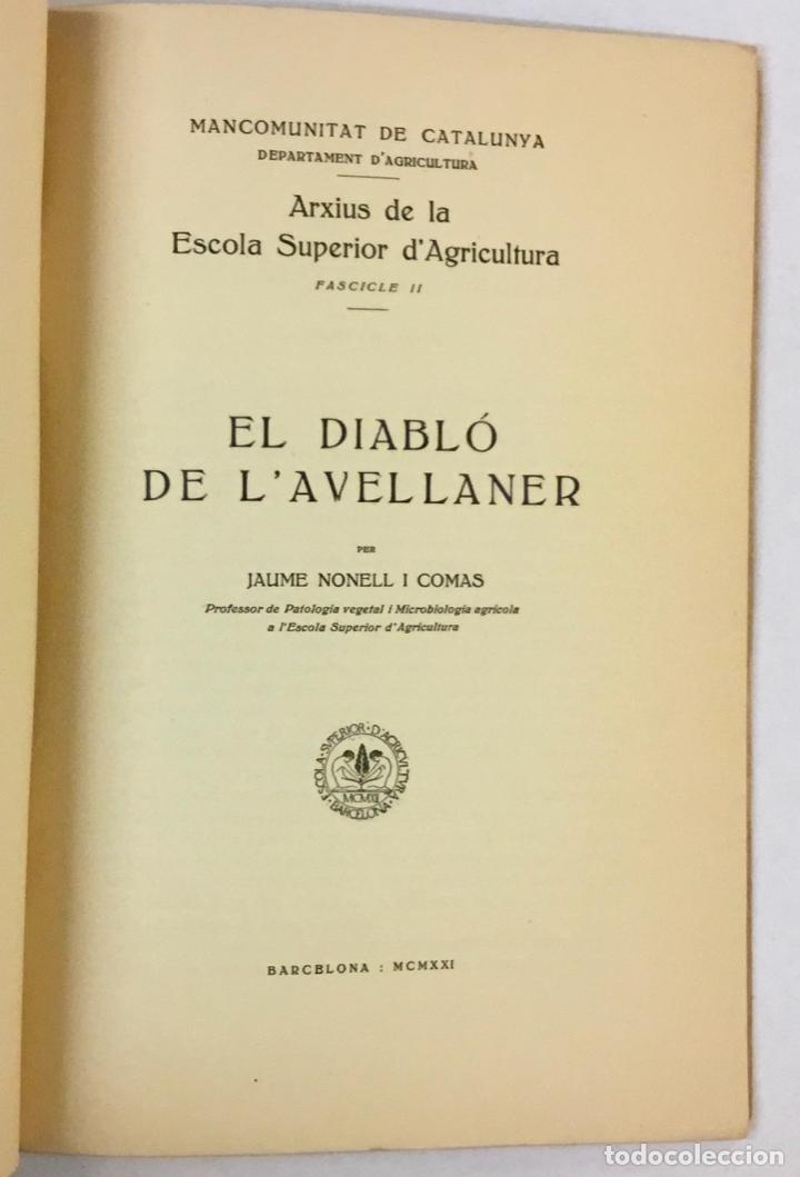 Libros antiguos: EL DIABL&Oacute; DE LAVELLANER. - NONELL I COMAS, Jaume. - Foto 2