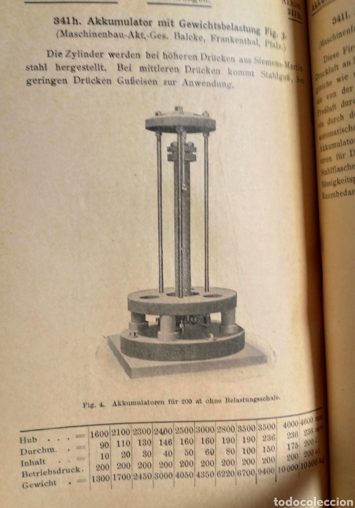 Libros antiguos: Pumpen und Kompressoren Haeder 1925 - Foto 7