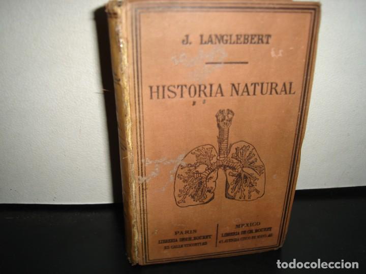 Libros antiguos: 167- HISTORIA NATURAL - J. LANGLEBERT - 1924 - Foto 1