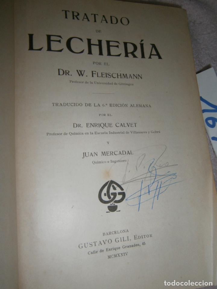 Libros antiguos: ANTIGUO LIBRO - TRATADO DE LECHERIA - Foto 2