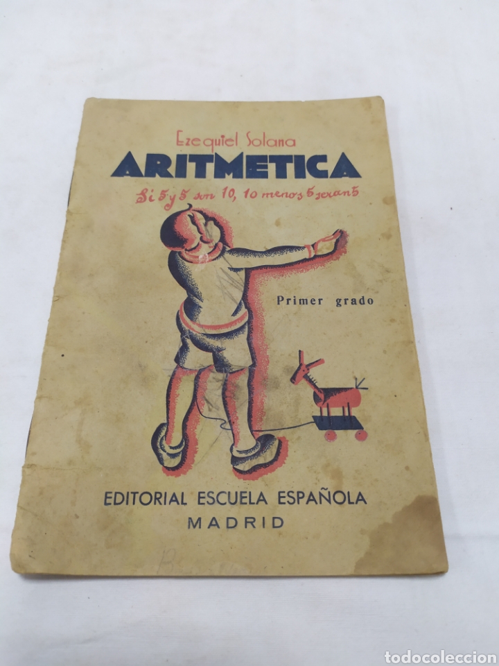Libros antiguos: Aritm&eacute;tica de Editorial Escuela Espa&ntilde;ola - Foto 1
