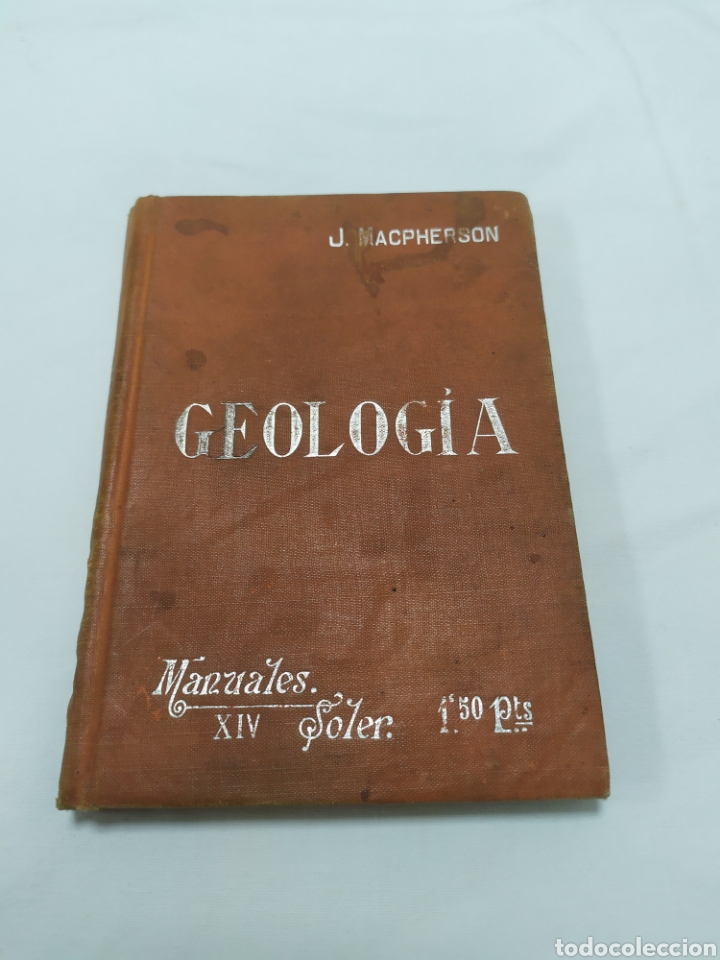 Libros antiguos: Geolog&iacute;a, manuales Soler - Foto 1