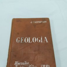 Libros antiguos: GEOLOGÍA, MANUALES SOLER. Lote 353065579