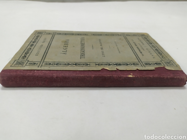 Libros antiguos: &Aacute;lgebra y trigonometr&iacute;a, Ediciones Bru&ntilde;o, 1933 - Foto 2