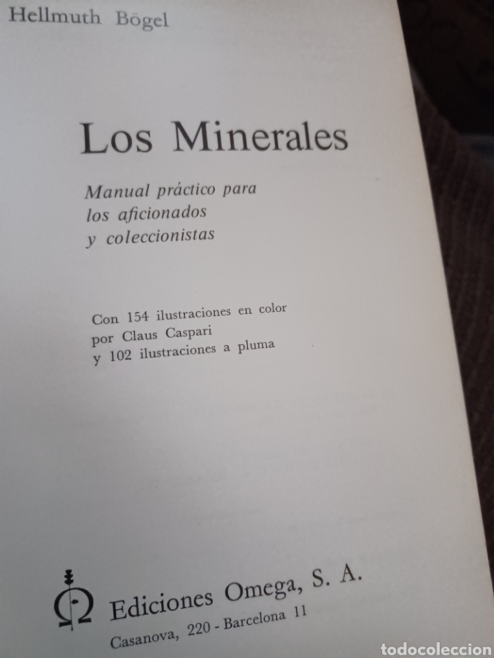 Libros antiguos: Barybook C42. Los minerales Hellmuth Boguel ediciones Omega 1971 - Foto 3