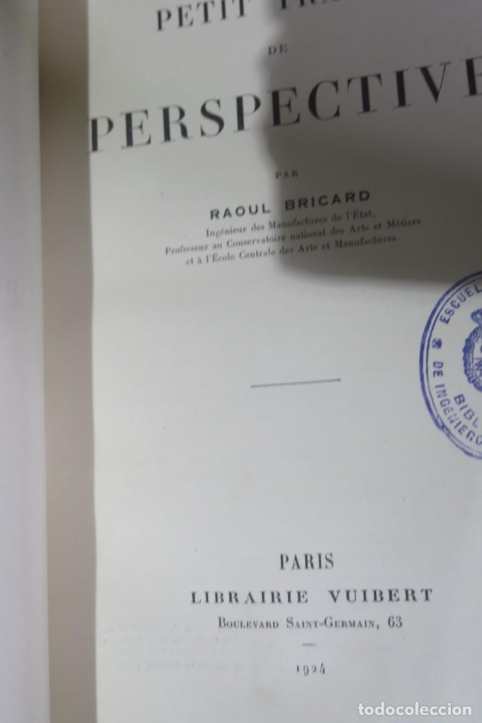 Libros antiguos: 1924.- PETIT TRAITE DE PERSPECTIVE. BRICARD - Foto 2