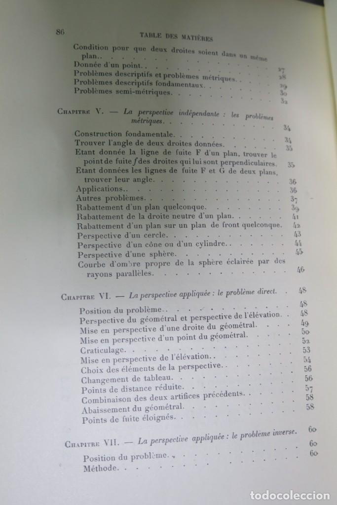 Libros antiguos: 1924.- PETIT TRAITE DE PERSPECTIVE. BRICARD - Foto 4