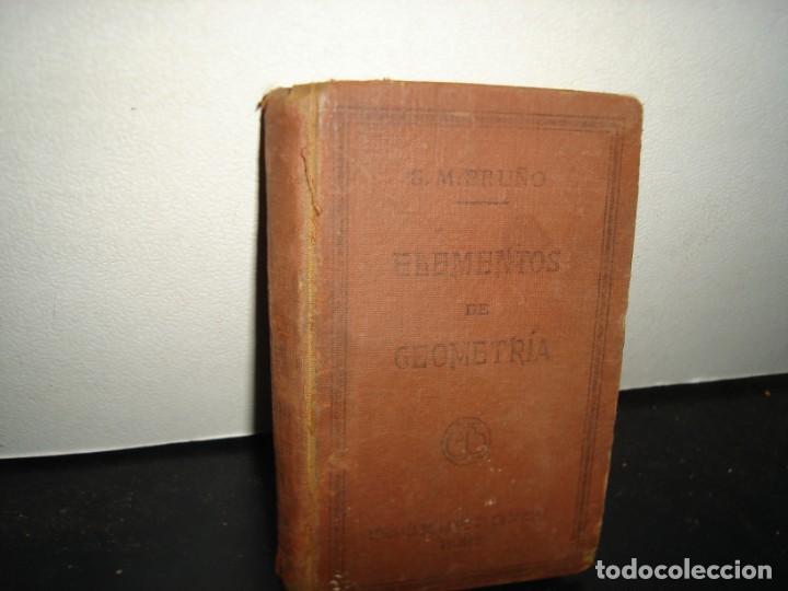 Libros antiguos: 171- ELEMENTOS DE GEOMETR&Iacute;A - G. M. BRU&Ntilde;O - 1936 - Foto 1