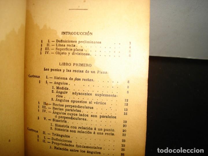 Libros antiguos: 171- ELEMENTOS DE GEOMETR&Iacute;A - G. M. BRU&Ntilde;O - 1936 - Foto 6
