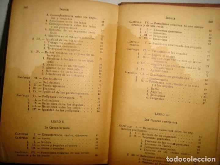 Libros antiguos: 171- ELEMENTOS DE GEOMETR&Iacute;A - G. M. BRU&Ntilde;O - 1936 - Foto 7