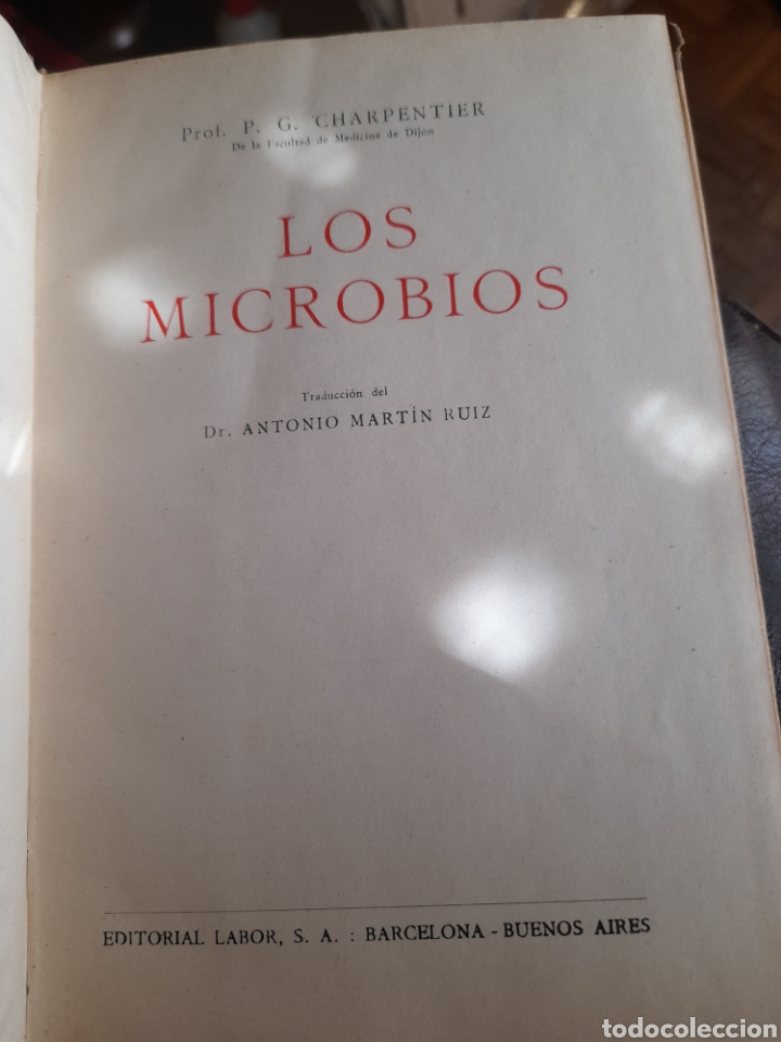 Libros antiguos: Los Microbios, Colecci&oacute;n Labor - Foto 3
