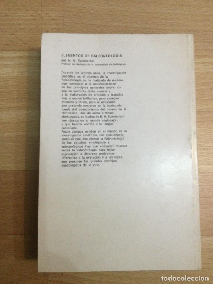 Libros antiguos: Elementos de Paleontologia. Omega. NUEVO - Foto 2
