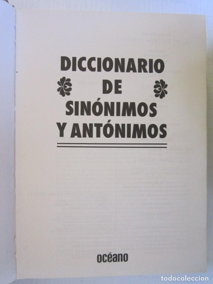 Libros antiguos: (288) LIBRO DICCIONARIO DE SINONIMOS Y ANTONIMOS - Foto 1