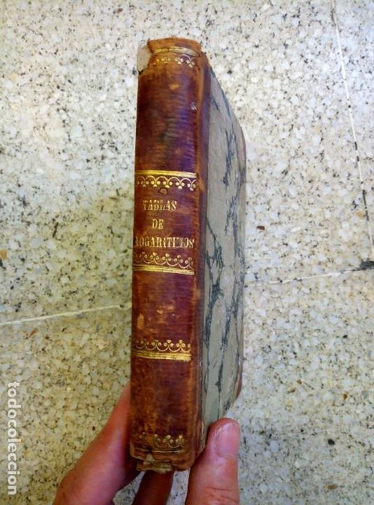 Libros antiguos: Tablas de logaritmos para n&uacute;meros y senos. 1830 - Foto 2