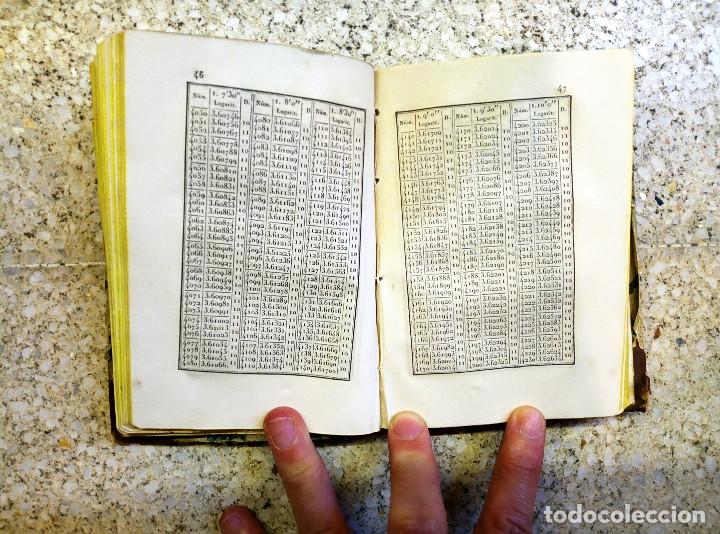 Libros antiguos: Tablas de logaritmos para n&uacute;meros y senos. 1830 - Foto 10