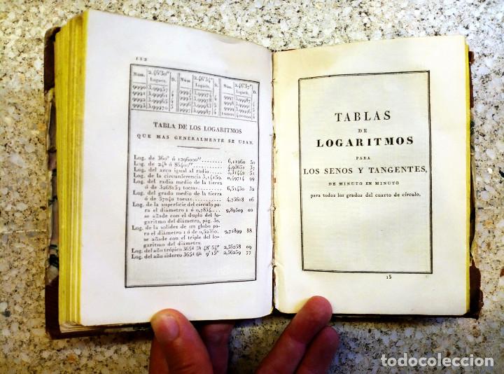 Libros antiguos: Tablas de logaritmos para n&uacute;meros y senos. 1830 - Foto 11
