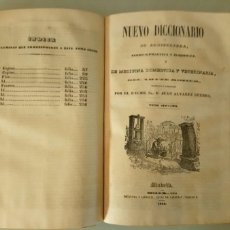 Libros antiguos: ROZIER. NUEVO DICCIONARIO DE AGRICULTURA. TOMOS 6 Y 7. MADRID 1844.. Lote 365750901