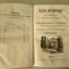 Libros antiguos: ROZIER. NUEVO DICCIONARIO DE AGRICULTURA. TOMOS 12 Y 13. MADRID 1845.. Lote 365765866