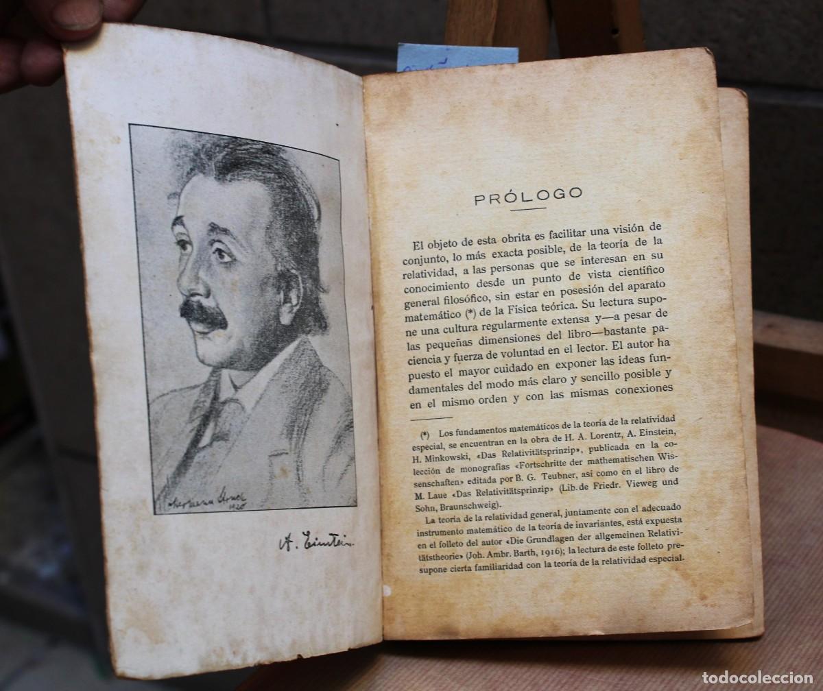 Libros antiguos: EINSTEIN A. teoria de la relatividad. tr. de lorente de no. - Foto 1