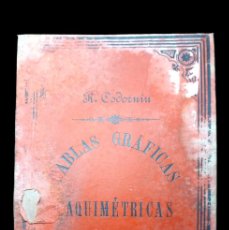 Libros antiguos: TABLAS GRÁFICAS LOGARÍTMICAS Y DE LINEAS TRIGONOMÉTRICAS NATURALES - CARTAGENA 1890. Lote 366760976