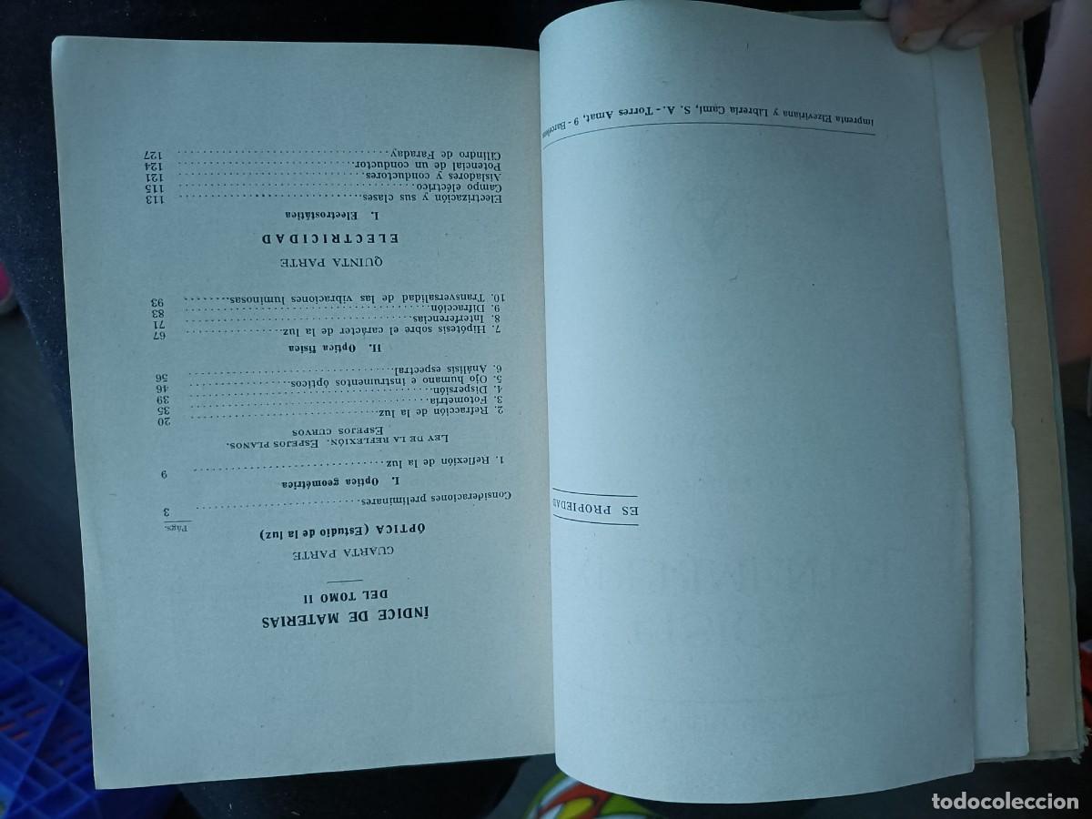Libros antiguos: F&iacute;sica Experimental II. Robert Lang / Blas Cabrera - Foto 4