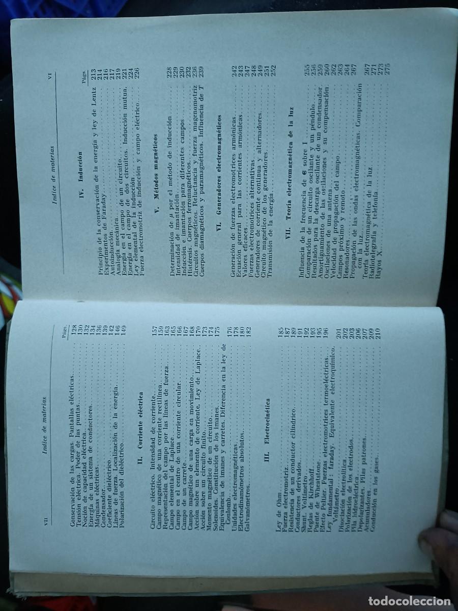 Libros antiguos: F&iacute;sica Experimental II. Robert Lang / Blas Cabrera - Foto 5