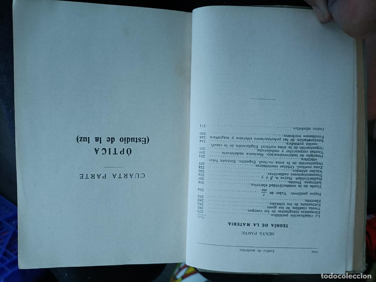 Libros antiguos: F&iacute;sica Experimental II. Robert Lang / Blas Cabrera - Foto 6