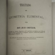 Libros antiguos: GEOMETRÍA ELEMENTAL. 1867. 204PGS SIGLO XIX