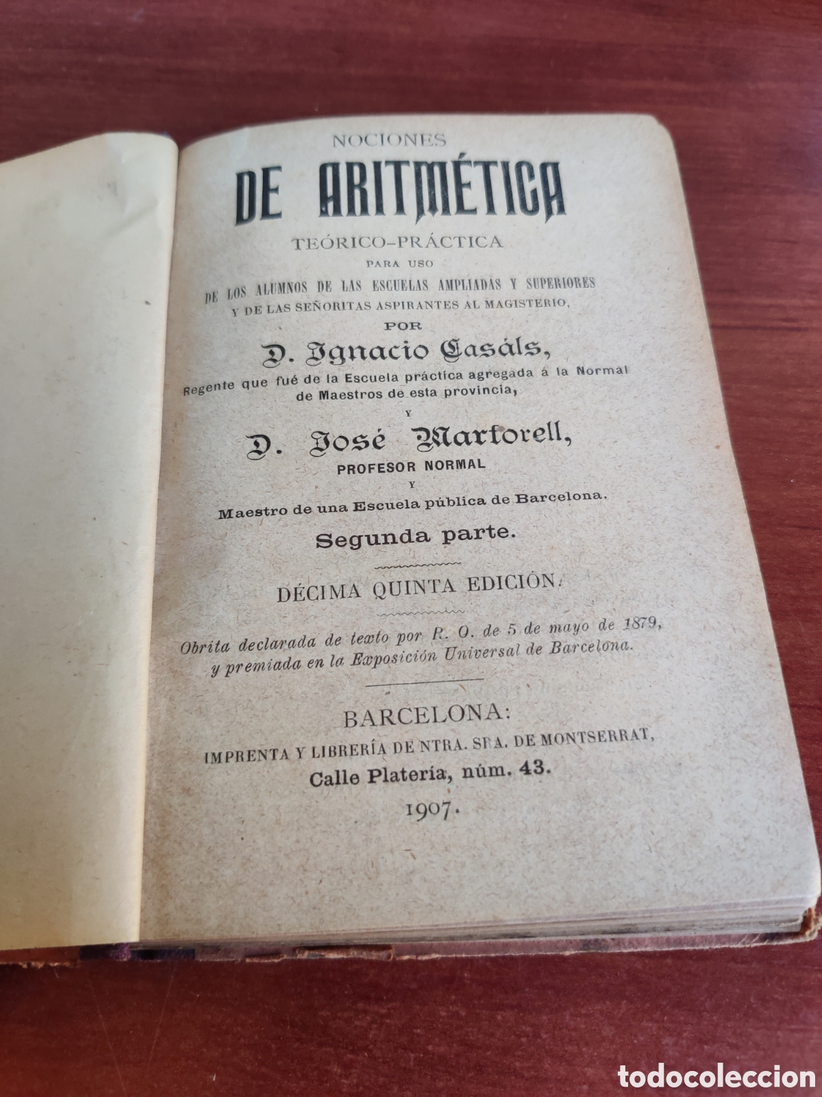 Libros antiguos: ESTAMOS LIQUIDANDO. NOCIONES DE ARITMETICA 1908 - Foto 2