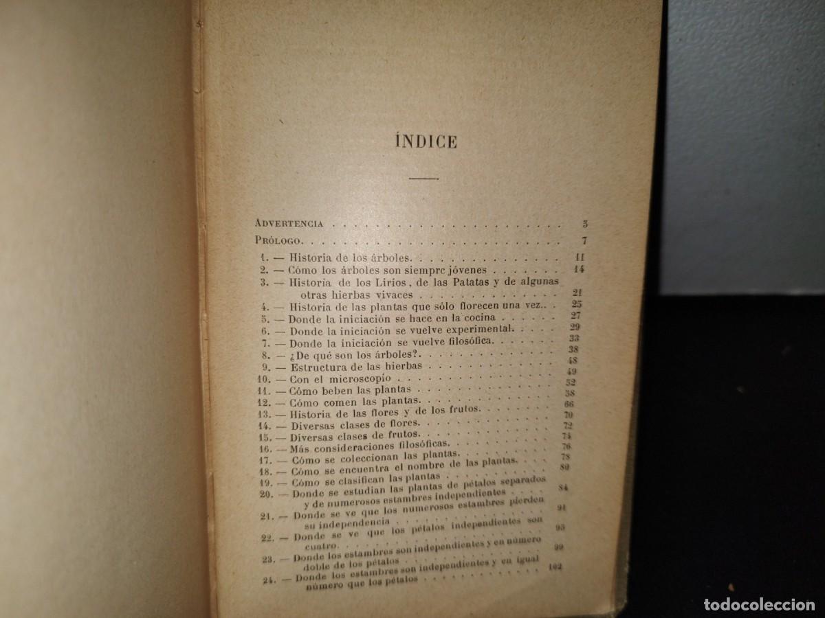 Libros antiguos: 43- INICIACI&Oacute;N BOT&Aacute;NICA - E. BRUCKER - 1912 - Foto 5