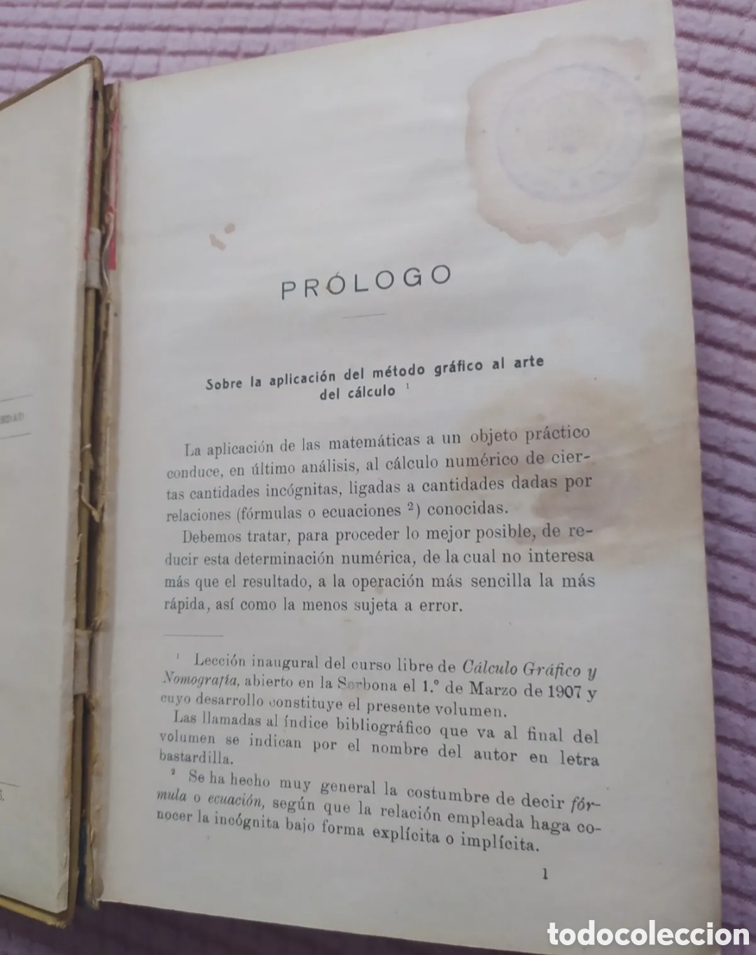 Libros antiguos: C&aacute;lculo Gr&aacute;fico y Nomografia 1914 - Foto 4