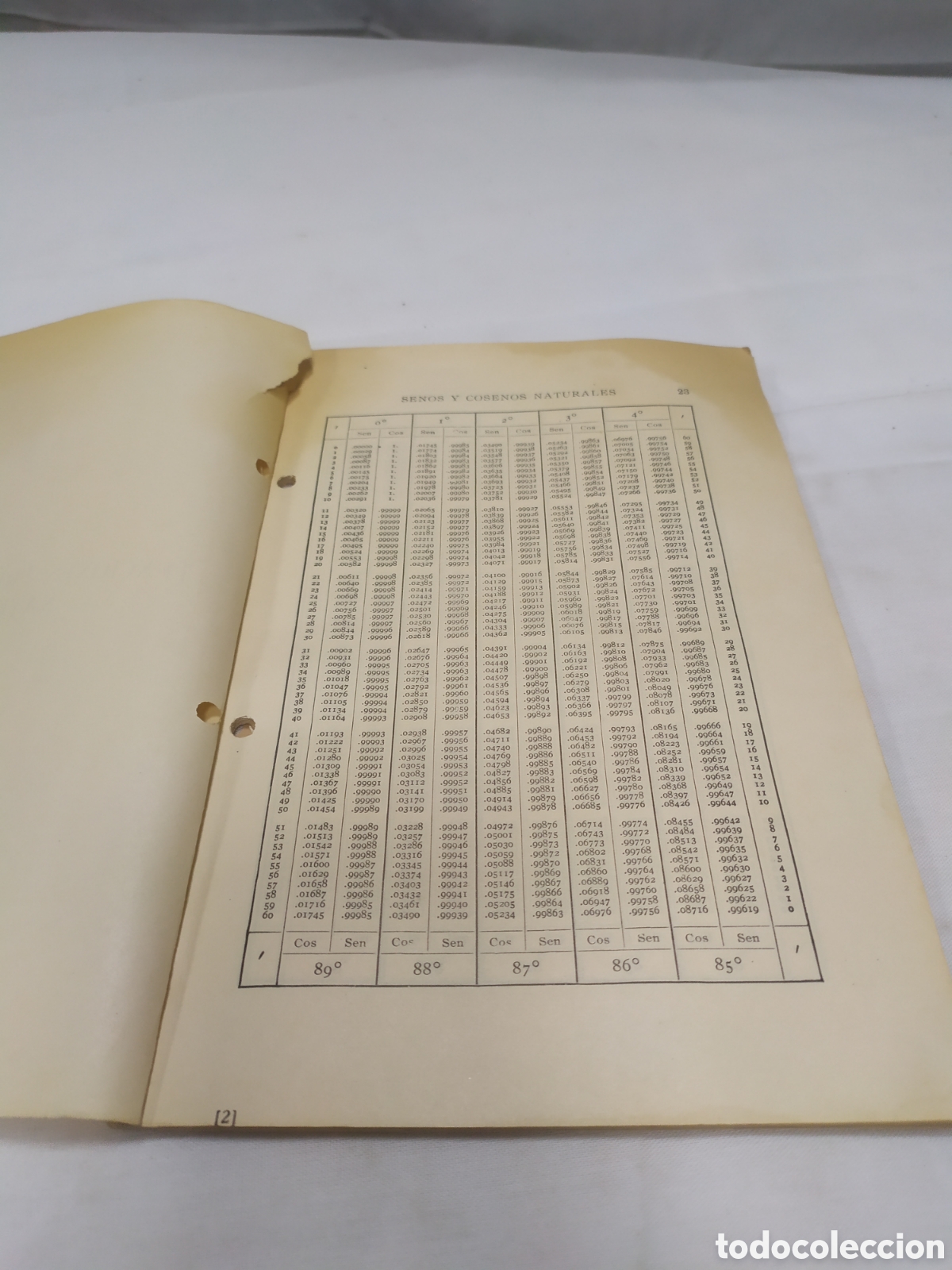 Libros antiguos: International Correspondence Schools, tablas trigonom&eacute;tricas. - Foto 3