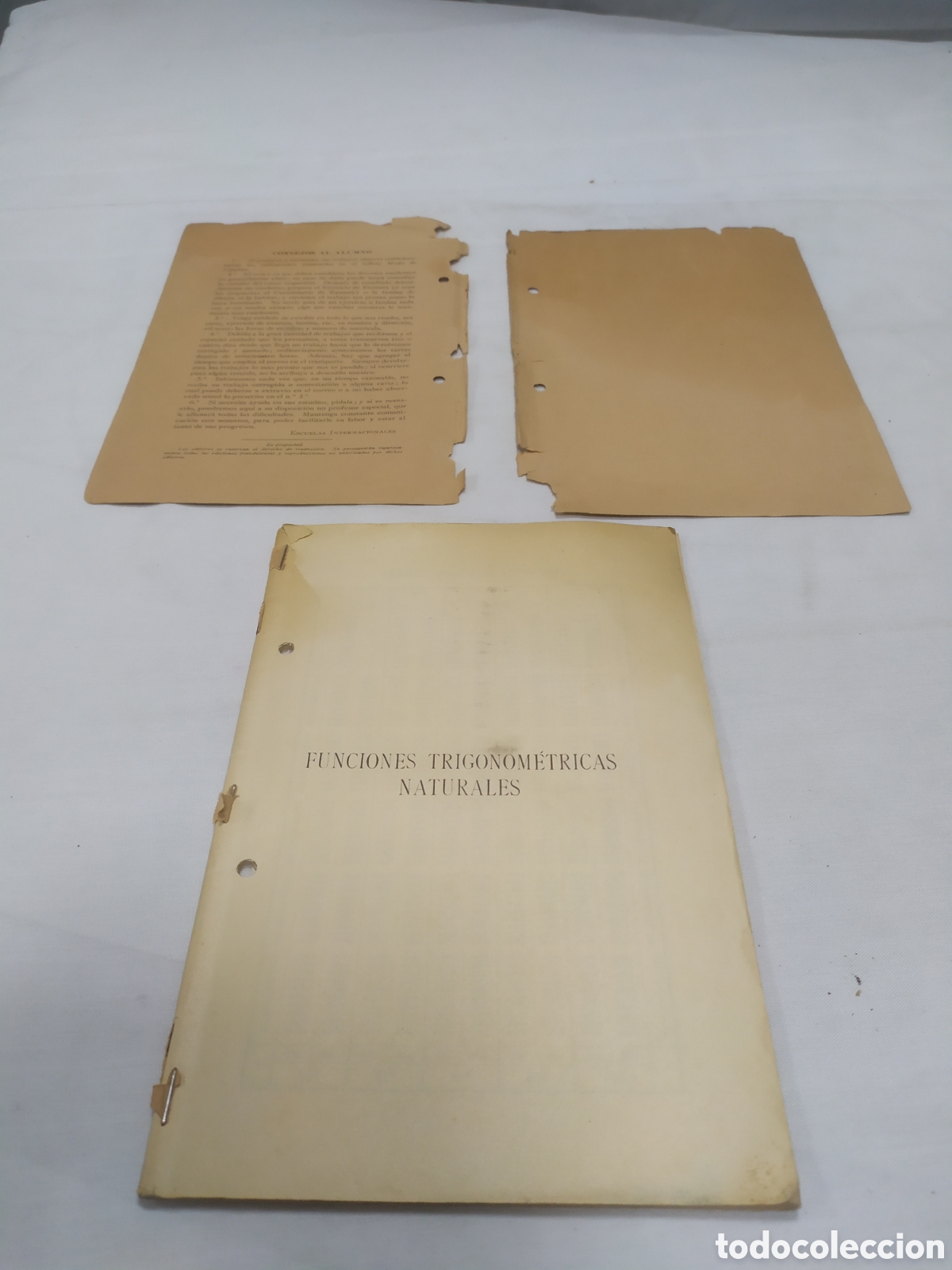 Libros antiguos: International Correspondence Schools, tablas trigonom&eacute;tricas. - Foto 4
