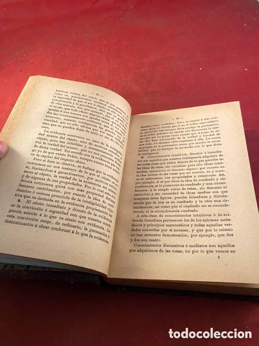 Libros antiguos: CURSO DE METAF&Iacute;SICA 1888 - Foto 2