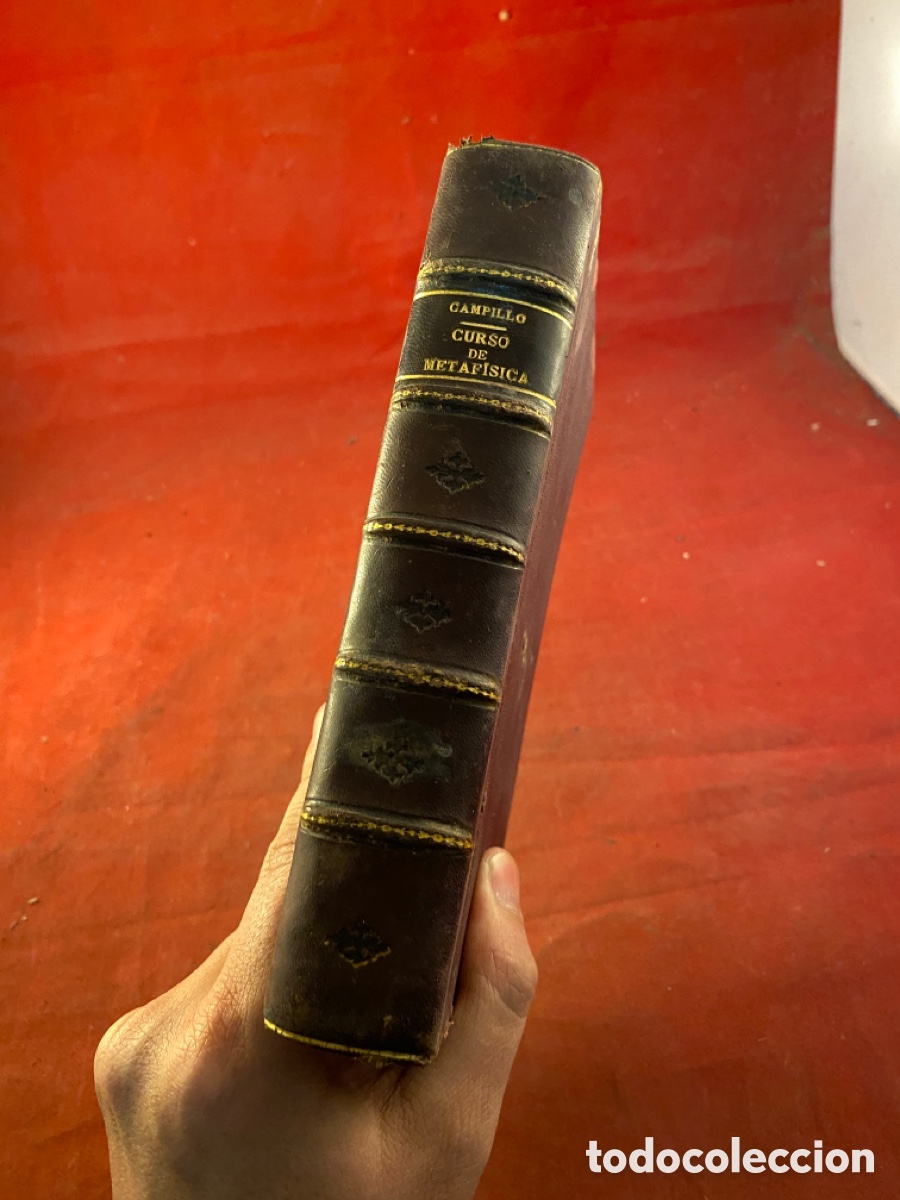 Libros antiguos: CURSO DE METAF&Iacute;SICA 1888 - Foto 3