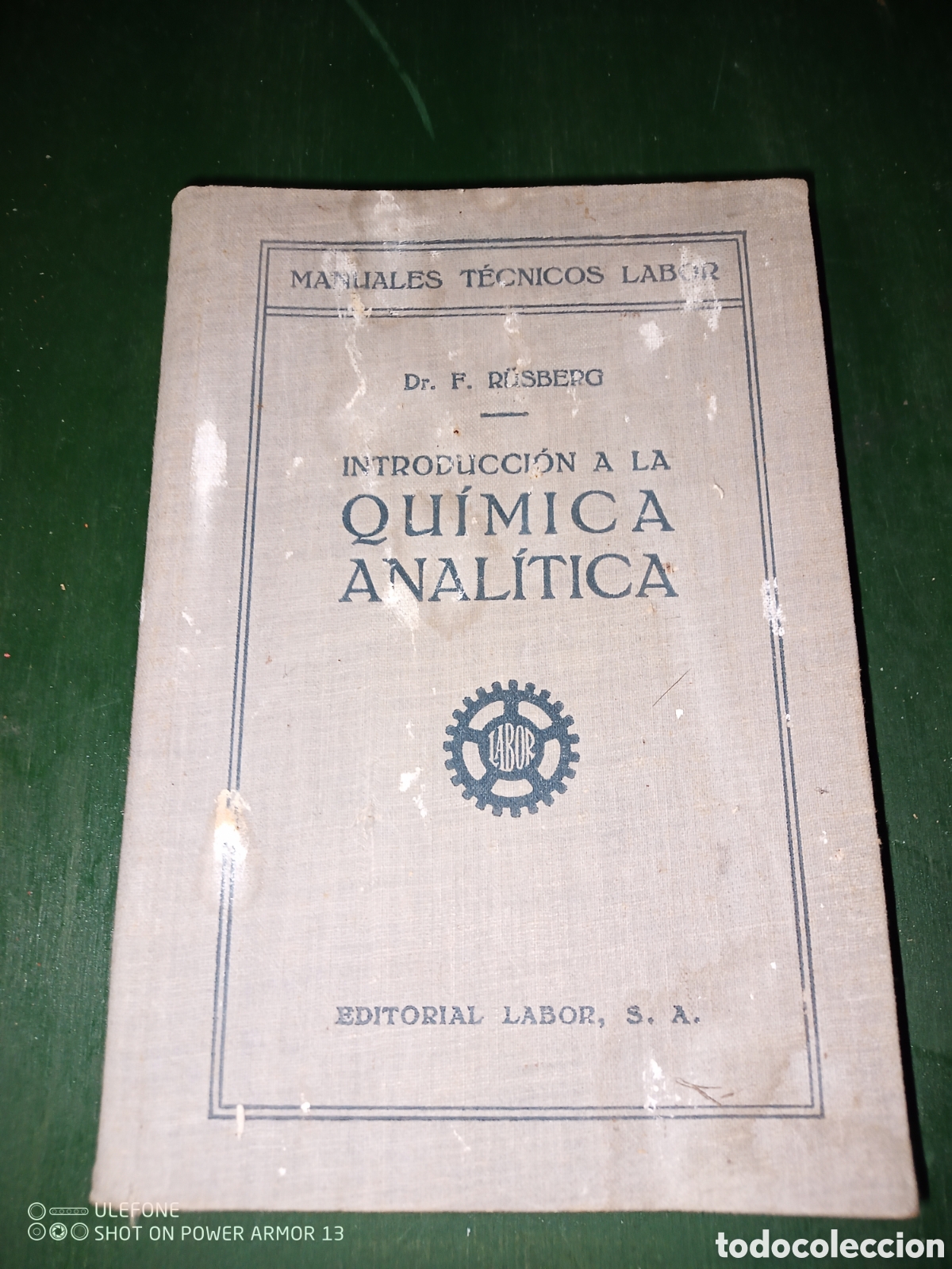 Libros antiguos: Libro de qu&iacute;mica, 1927 - Foto 1