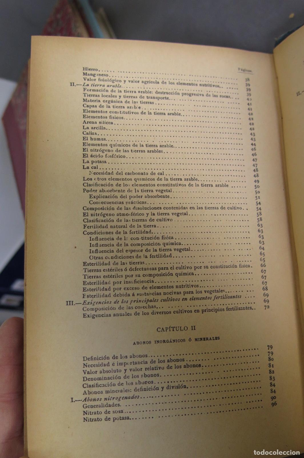 Libros antiguos: 1899.- Los abonos. Llorente - Foto 4