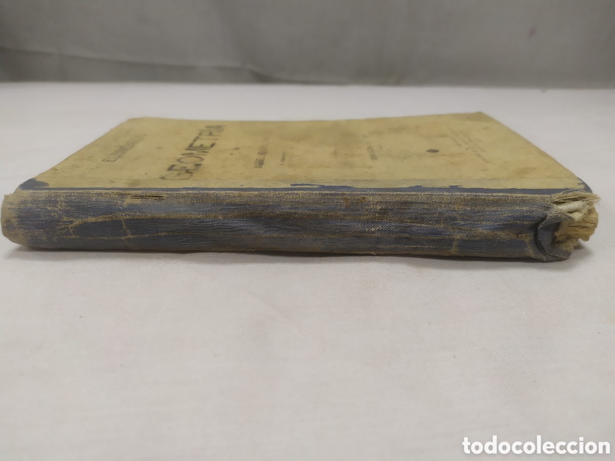 Libros antiguos: Elementos de geometr&iacute;a. Miguel Aguayo, 1923 - Foto 2