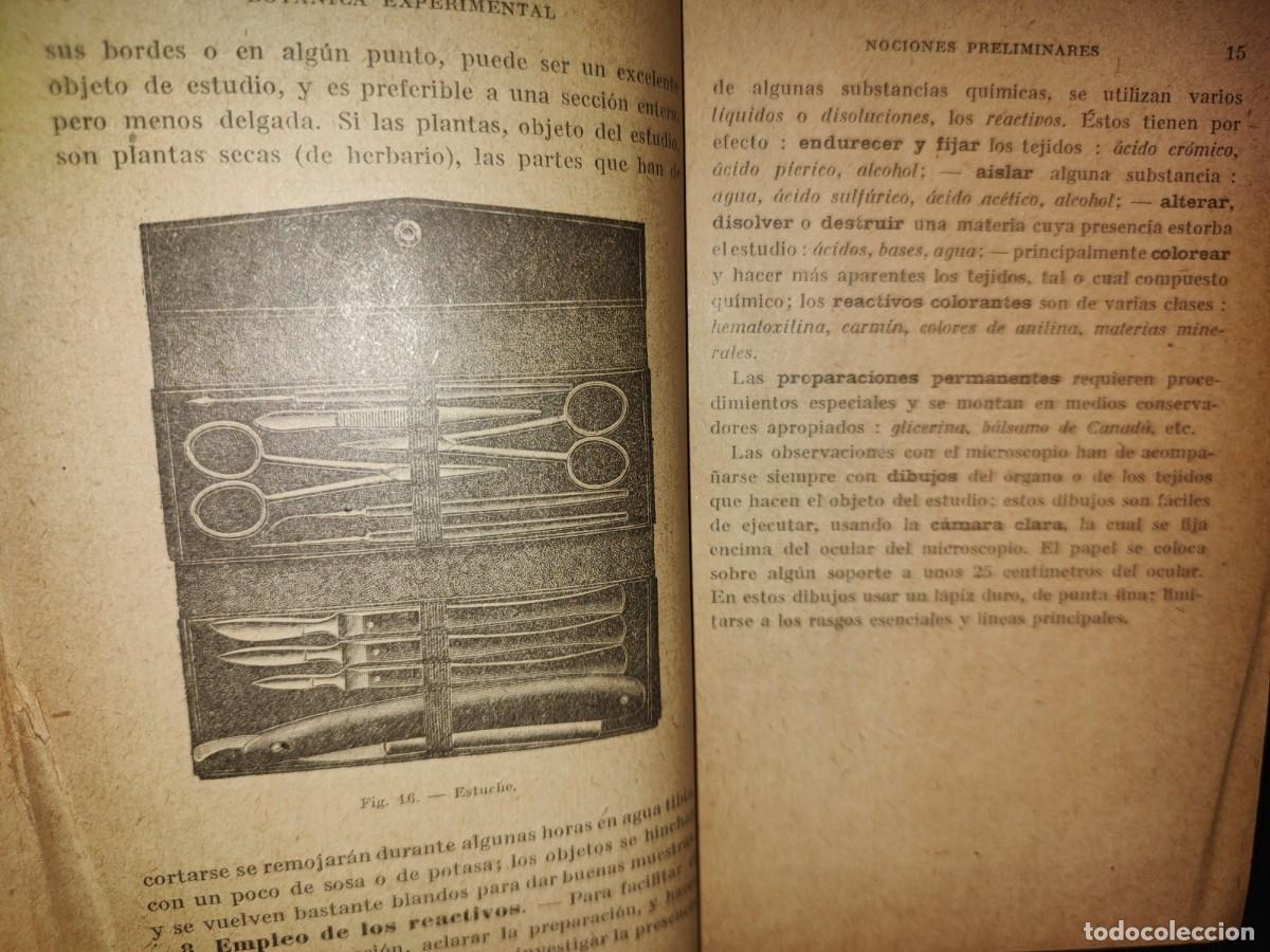 Libros antiguos: 59- BOT&Aacute;NICA EXPERIMENTAL G. M. BRU&Ntilde;O - 1922 - Foto 6