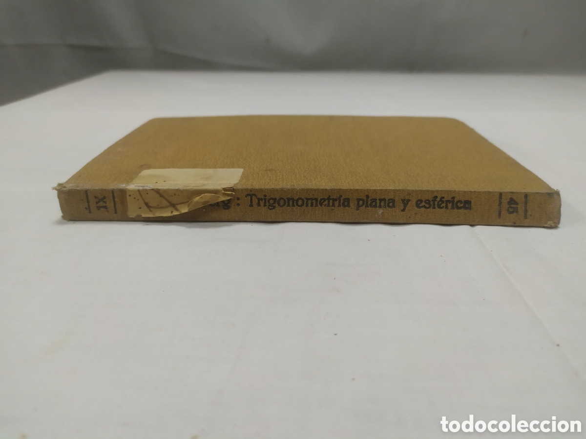 Libros antiguos: Trigonometr&iacute;a plana y esf&eacute;rica. Germ&aacute;n Hessenberg, 1925 - Foto 2