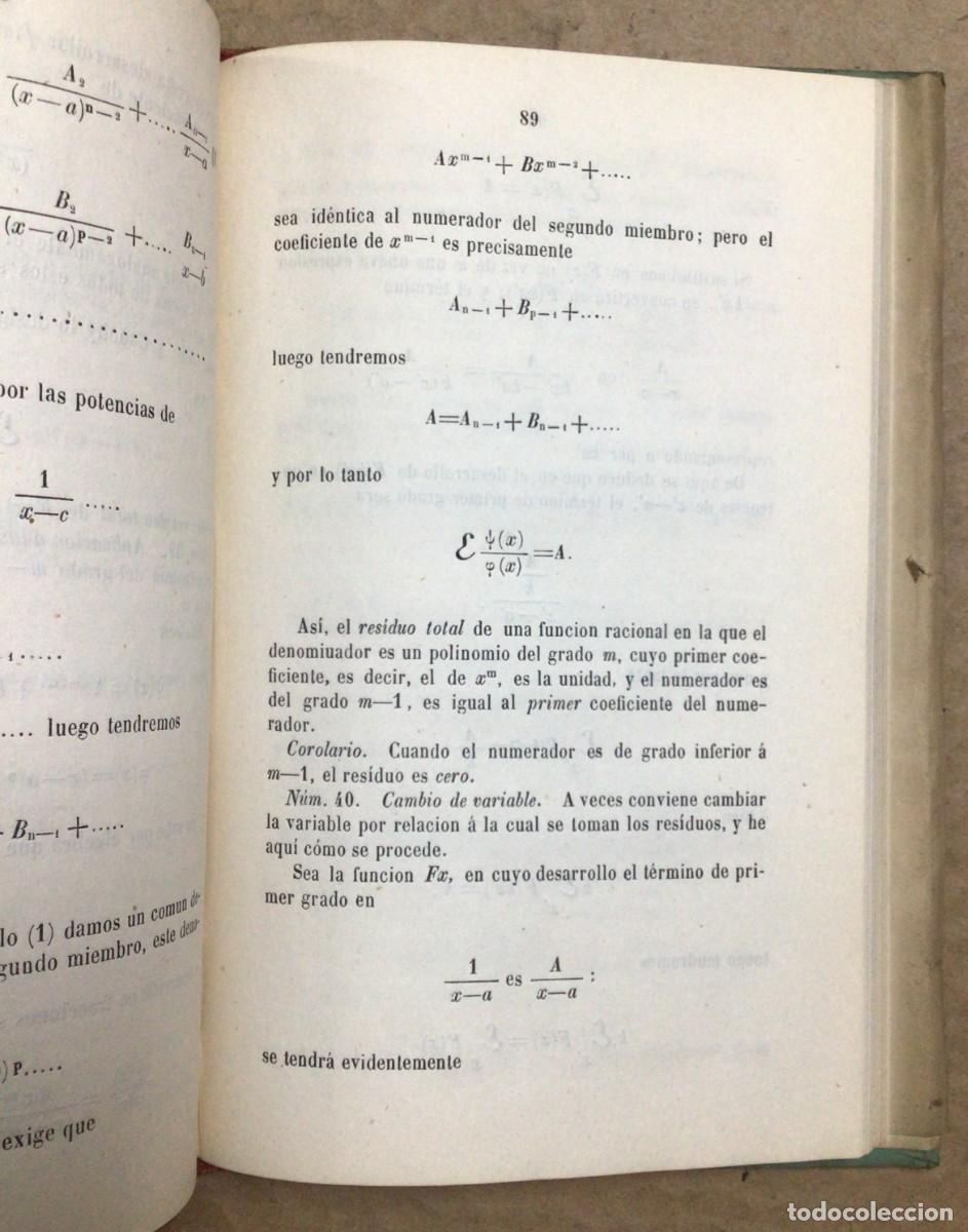 Libros antiguos: JOS&Eacute; ECHEGARAY - TEOR&Iacute;A MATEM&Aacute;TICA DE LA LUZ - 1871 - Foto 4