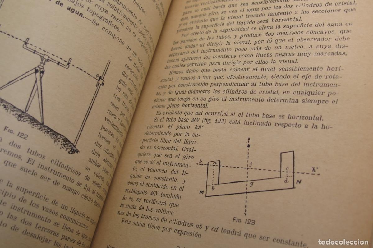 Libros antiguos: 1925.- Elementos de Topograf&iacute;a. Puente - Foto 3